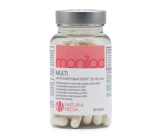 Monilac Multi Maitohappobakteeri 100 kaps.