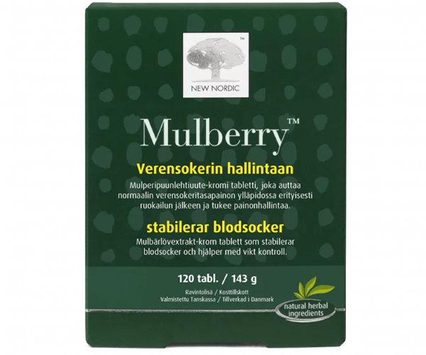 New Nordic Mulberry verensokerin hallintaan 120 tabl
