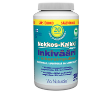 Nokkos-Kalkki-Inkivääri+Vihersimpukka 200 tabl