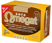 Omegat 3-6-7-9 140 kaps