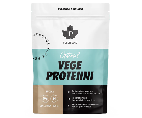 Puhdistamo Optimal Vegeproteiini Suklaa 600g