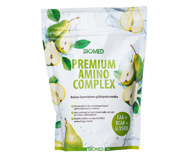 Premium Amino Complex – EAA + BCAA + Glysiini 300 g