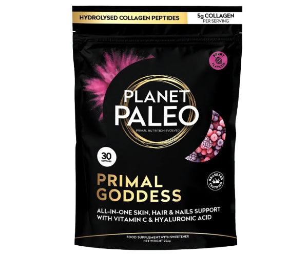 Planet Paleo Primal Goddess Kollageenijauhe 255g - tuotepakkaus