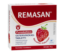 Remasan Pureskeltava Osterivinokastabletti 120 tabl