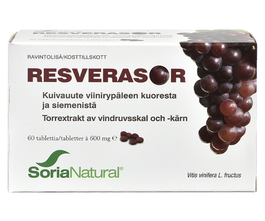 Resverasor kuivauute viinirypäleen kuoresta ja siemenistä