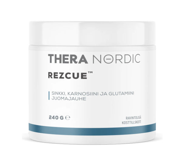 THERA Nordic Rezcue Sinkkikarnosiini + Glutamiini 240 g