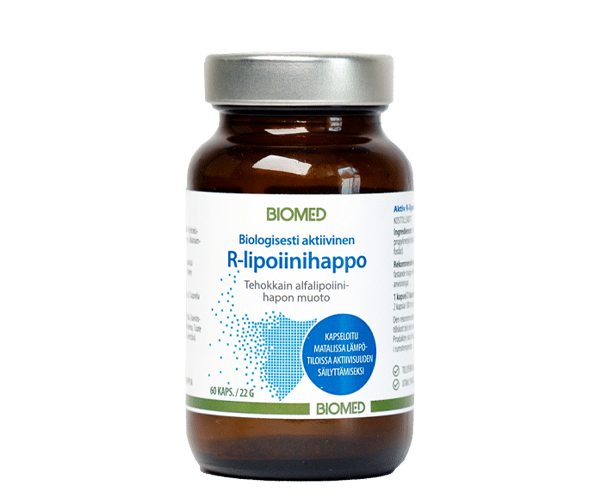Biomed R-lipoiinihappo 60 kaps