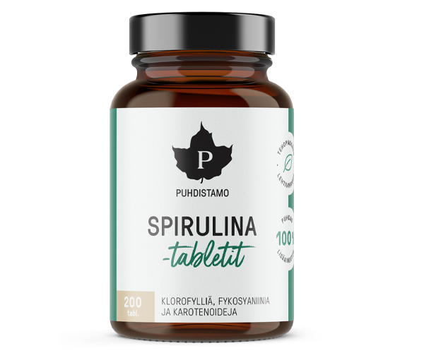 Puhdistamo Spirulinatabletit 200 tabl