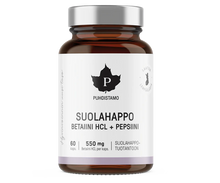 Puhdistamo Suolahappo Betaiini HCL+Pepsiini 60 kaps