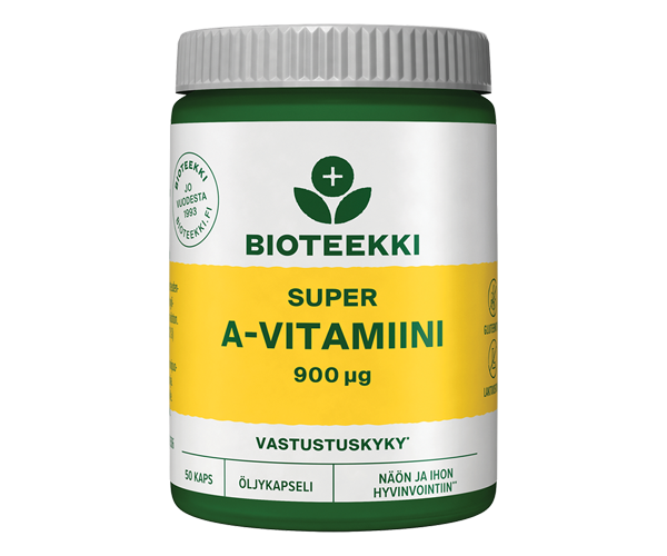 Super A-vitamiini 900 μg 50 kaps
