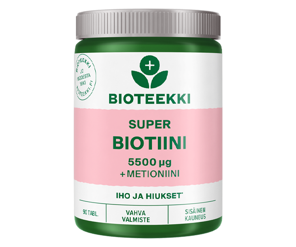 Super Biotiini 5500 μg+metioniini 90 tabl