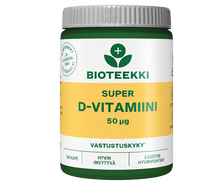 Super D-vitamiini 50 μg 100 kaps