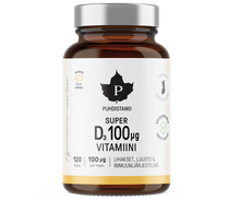 Puhdistamo Super D3-vitamiini 100μg 120 kaps