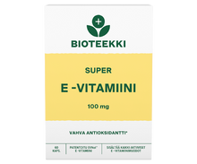 Bioteekin Super E-vitamiini 100 mg 60 kaps