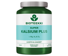 Bioteekin Super Kalsium Plus + Mg, K2 & D3 90 kaps