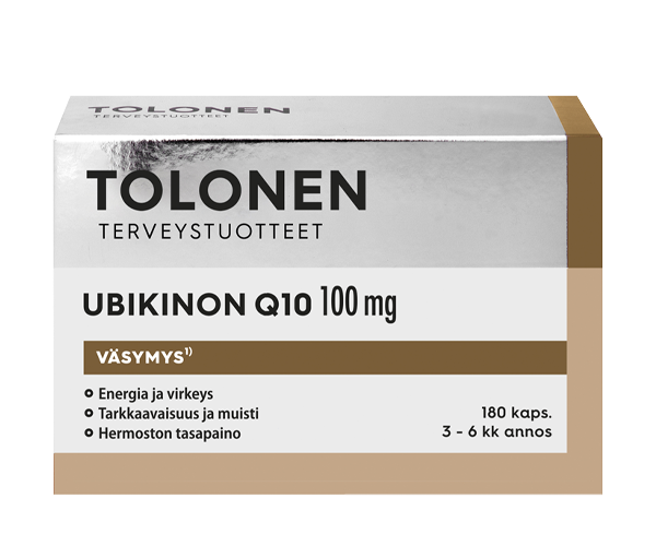 Tolonen Ubikinon Q10 100 mg 180 kaps