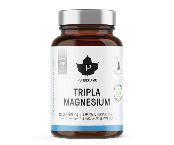 Puhdistamo Tripla Magnesium 240 kaps