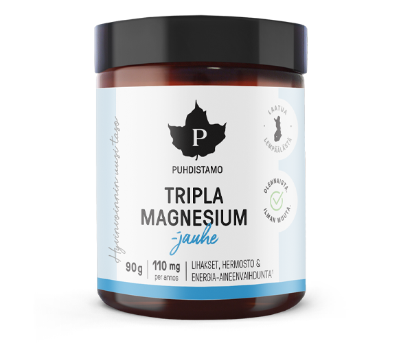 Puhdistamo Tripla Magnesiumjauhe 90g
