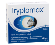 Tryptofaani-magnesium-B6-vitamiinitabletti