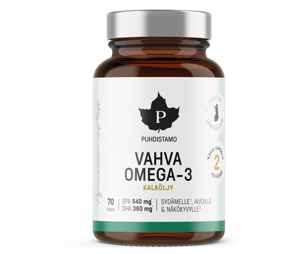 Puhdistamo Vahva Omega-3 70 kaps