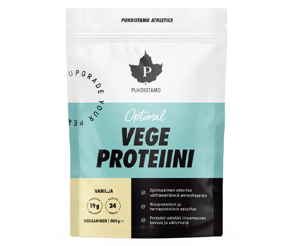 Puhdistamo Optimal Vegeproteiini vanilja 600g