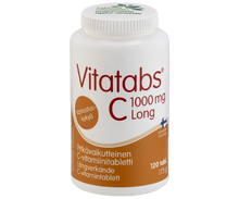 Vitatabs C Long 1000 mg pitkävaikutteinen C-vitamiinitabletti