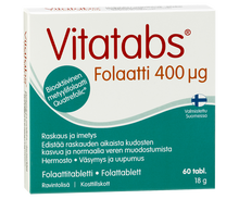 Vitatabs Folaattitabletti 400 μg