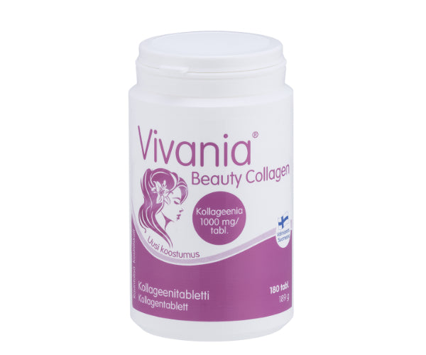 Vivania Beauty Collagen kollageenitabletti 180 tabl. - tuotepakkaus