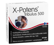 X-Potens Tribulus terrestris-uutetabletti