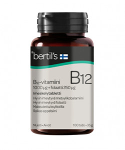 Bertil's B12-vitamiini+Folaatti
