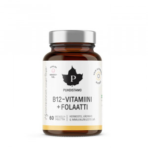 Puhdistamo B12-vitamiini+Folaatti