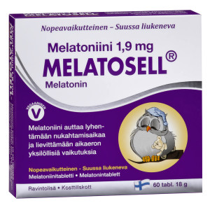 Melatosell Melatoniini 1,9 mg