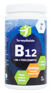 Terveyskaistan B12+B6+Foolihappo