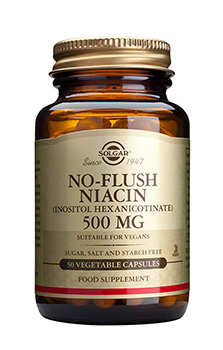 Solgar No-Flush Niacin 500 mg