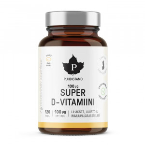 Puhdistamo Super D-vitamiini 100 mcg