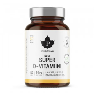 Puhdistamo Super D-vitamiini 50 mcg