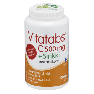 Vitatabs C 500 mg + Sinkki 10 mg