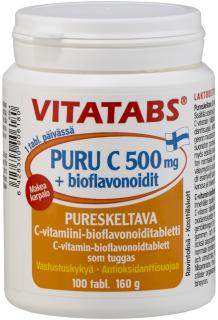 Vitatabs Puru C 500 mg + bioflavonoidit